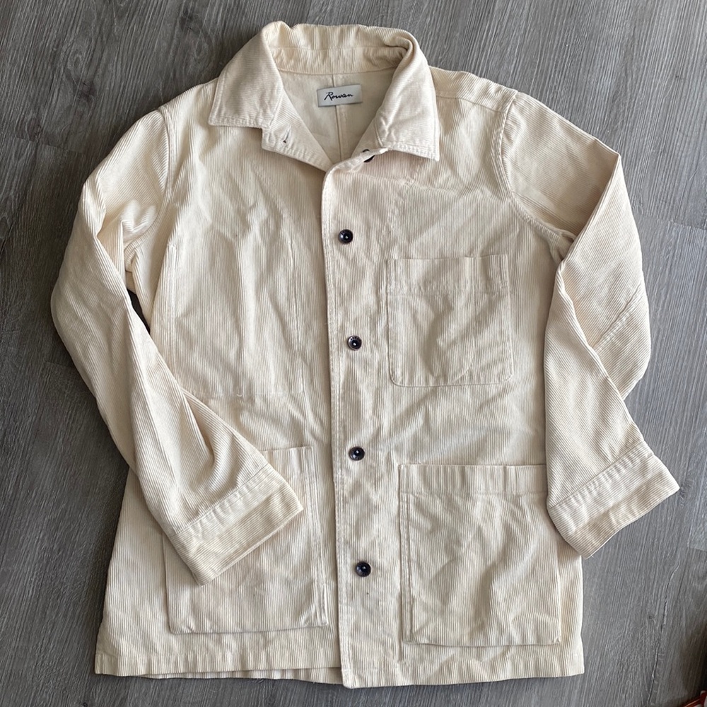 Rowan brand Corduroy woman’s jacket, size Small fits like a S/M